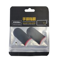 Kontroler do gier Finger Sleeve rękawice odporne na pot oddychające palce do gier mobilnych nakładki na palce z ekranem dotykowym 1